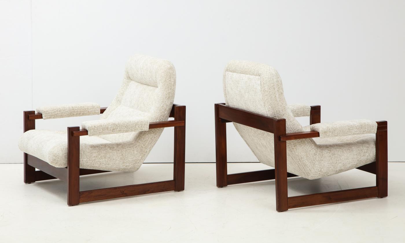 Pair of Mid Century Modern Brazilian Lounge chairs