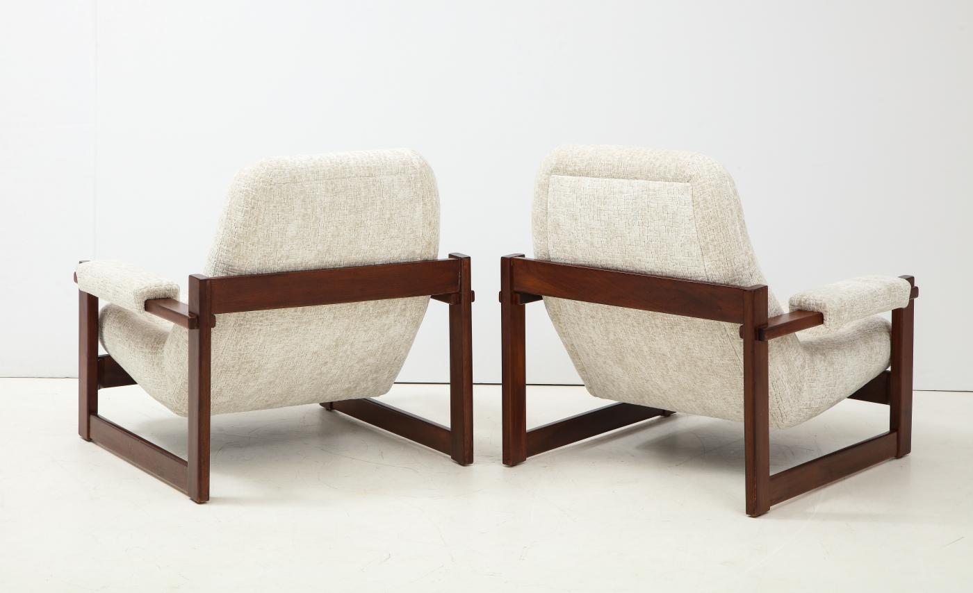 Pair of Mid Century Modern Brazilian Lounge chairs