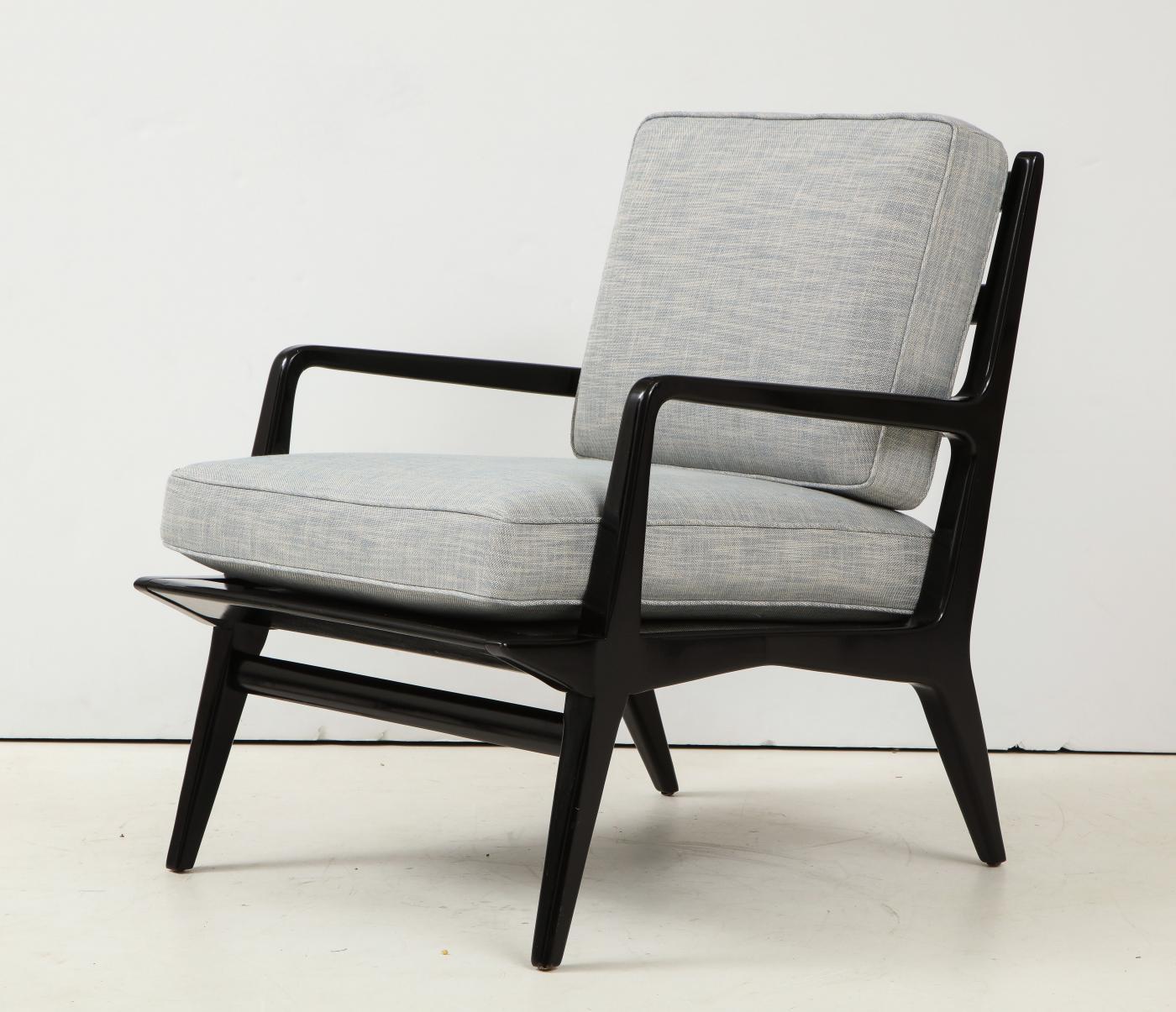 Lounge chair and ottoman. Carlo di Carli for M. Singer & Sons