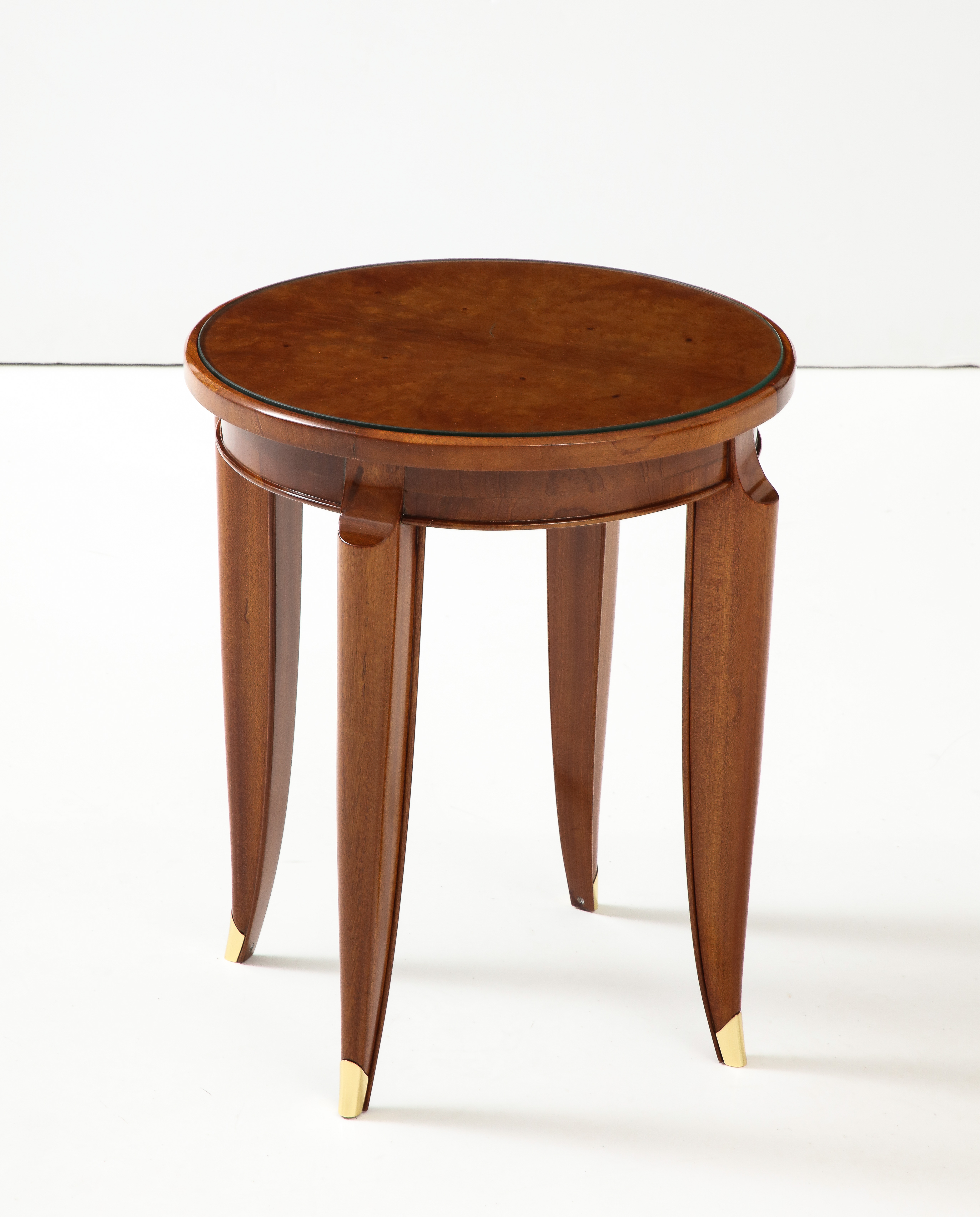 Fine Art Derco side table designed by Maurice Jallot. Frace, 1940's.
