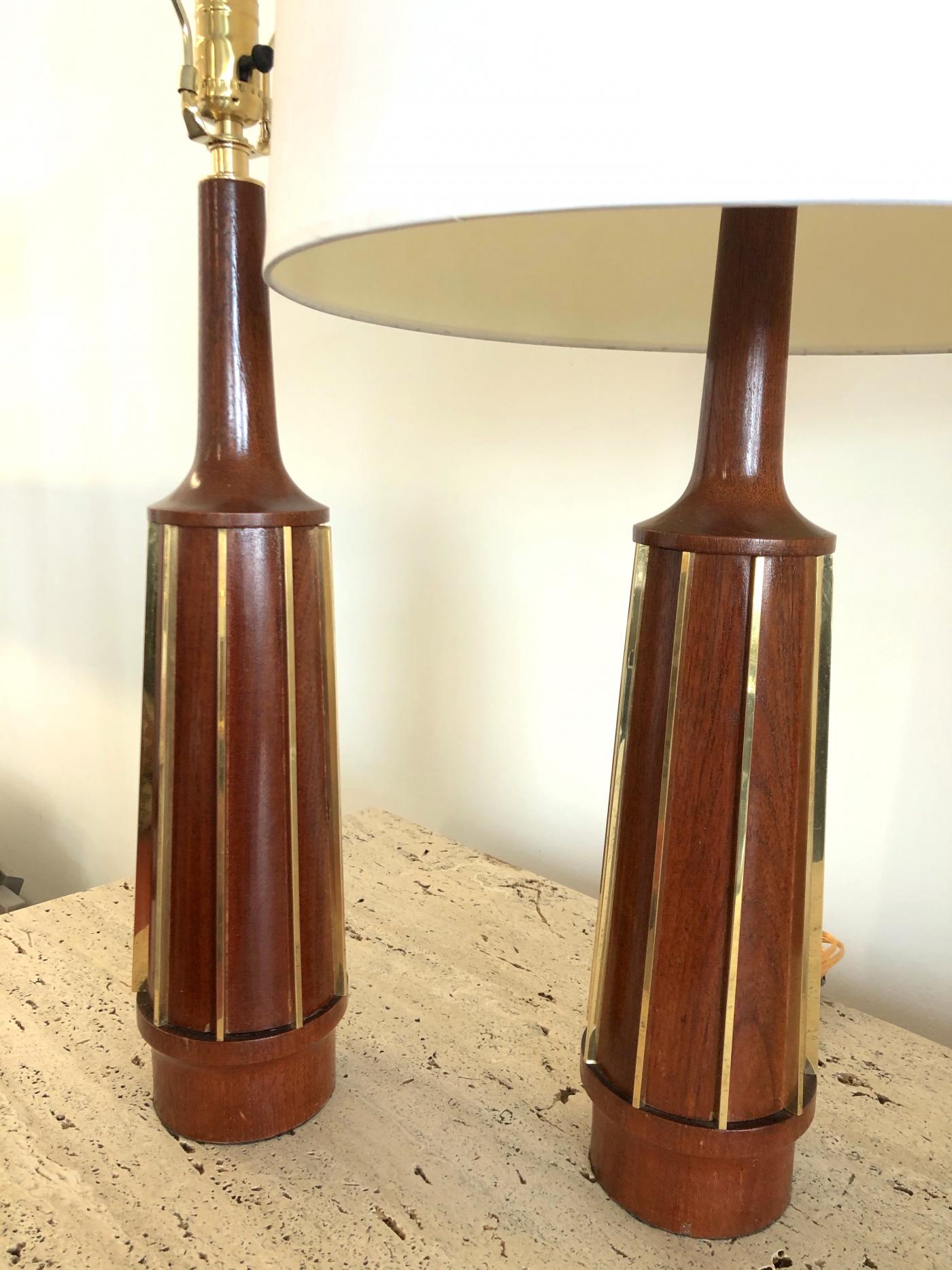 Pair of Mid Century Lamps