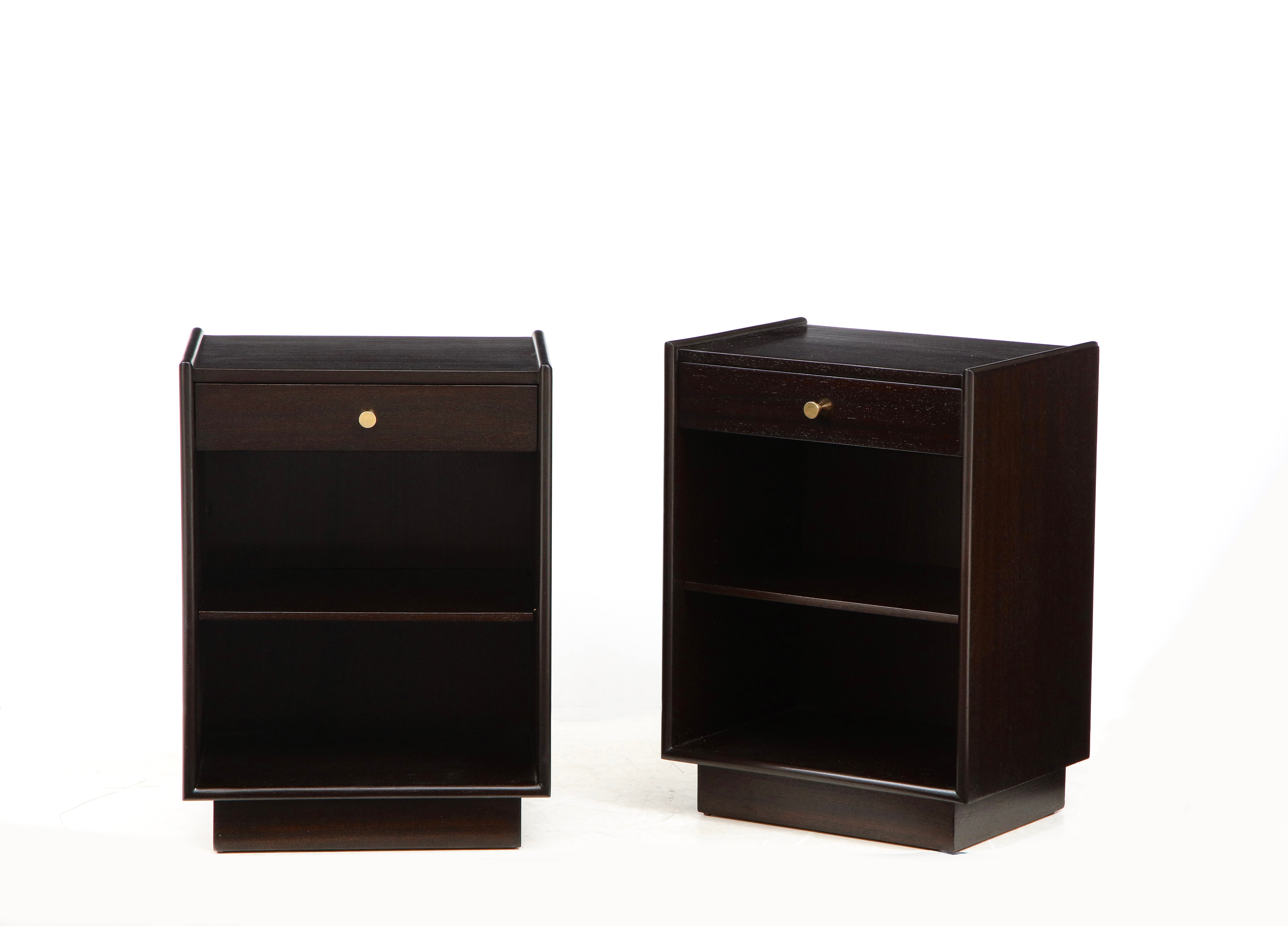 Pair of side cabinets by Harvey Probber