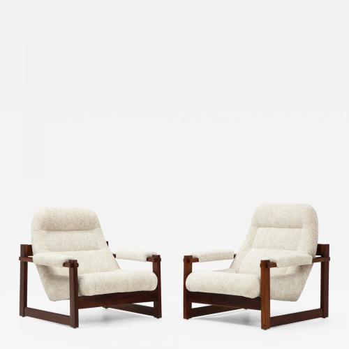 Pair of Mid Century Modern Brazilian Lounge chairs