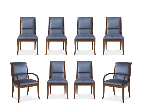 Mid Century Modern Style Set of 8 Dining Chairs