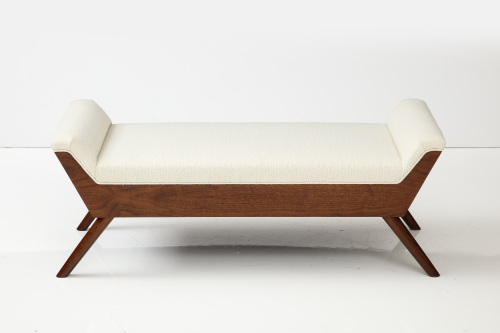 Modernist Bench. Walnut 