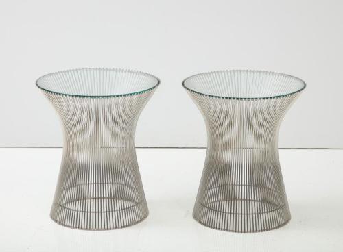 Pair of Mid Century tables. Designed by Warren Platner for Knoll