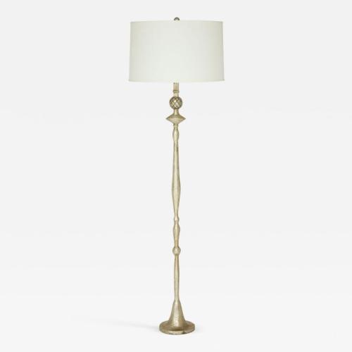 Giacometti Style Solid Bronze Pomme De Pin Floor Lamp