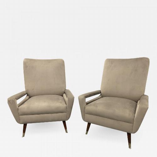 Pair of Mid Century Italian Club Chairs