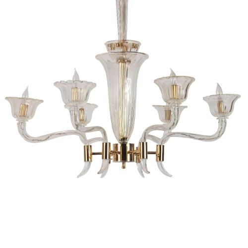 Murano Glass Chandelier. Italy,1960's