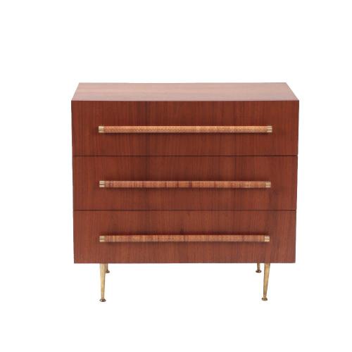 A Mid Century Modern Chest. Designed by T.H. Robsjohn-Gibbings for Widdicomb. Circa 1950.