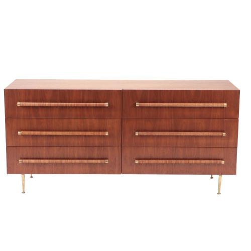 A Mid Century Modern Dresser by T.H. Robsjohn-Gibbings. Circa 1950