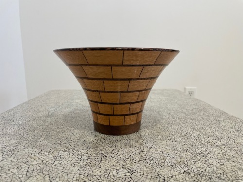 A contemporary "Jameela" turned wood bowl by John Enloth.