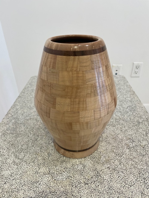 A contemporary "Nadjela" turned wood bowl by John Enloth.