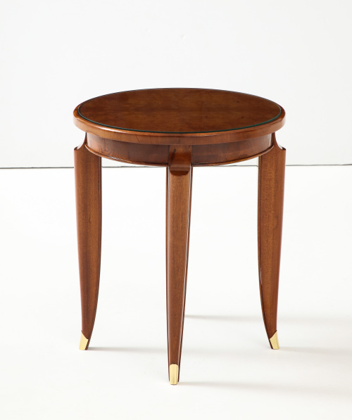 Fine Art Derco side table designed by Maurice Jallot. Frace, 1940's.
