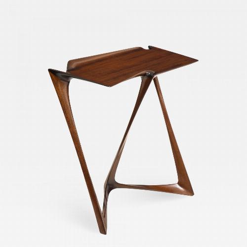 Uniquely designed side table. Designed by Newman-Krasnogorov for Olicore Studio