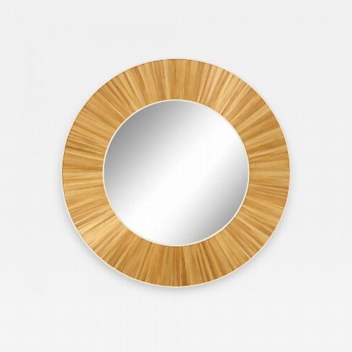 Modernist round mirror