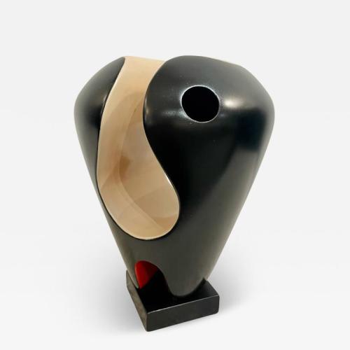 Abstract vase by Pierre Dunand.