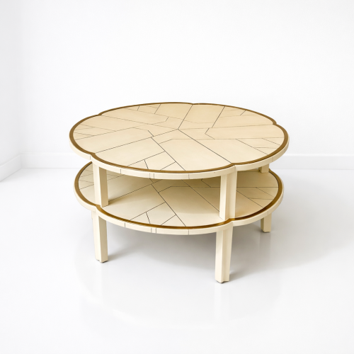 A Two Tiered Gueridon by Maison Jansen. France, 1930's.