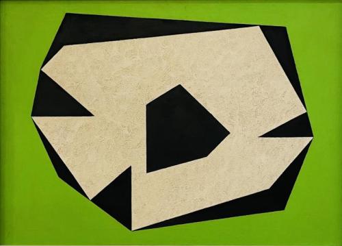 Abstract painting by Charles Green Shaw. 1969