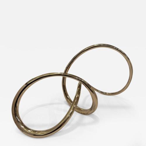 Modernist Freeform Sculpture in Bronze