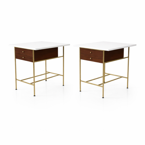Pair of Side Tables designed by Paul McCobb for Calvin Furniture.