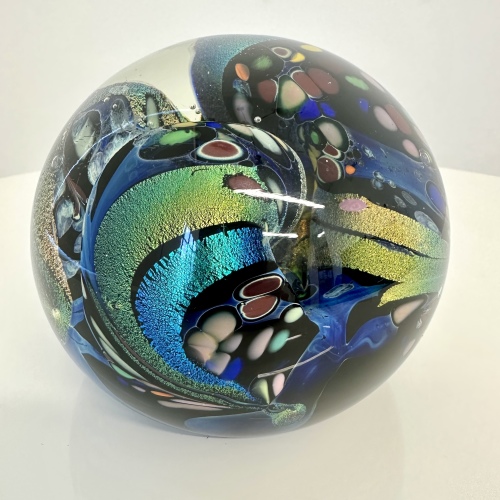 Hand-blown sculpture Attr. to Rollin Karg, USA, 1999.