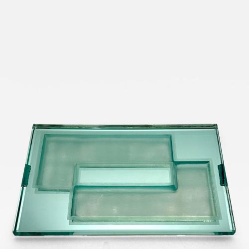 Art Deco Glass Centerpiece. Attributed to Jean Luce.