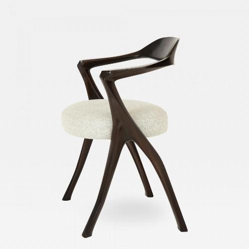 Sculptural Modernist Armchair by Newman-Krasnogorov