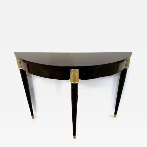 French 1940's Demi-Lune Console.