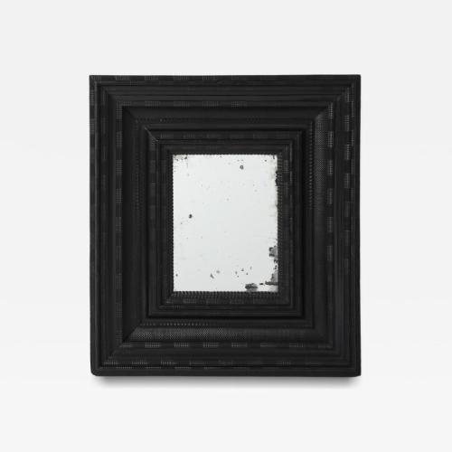 Baroque carved ebonized frame. Northern Italy, Circa 1800.