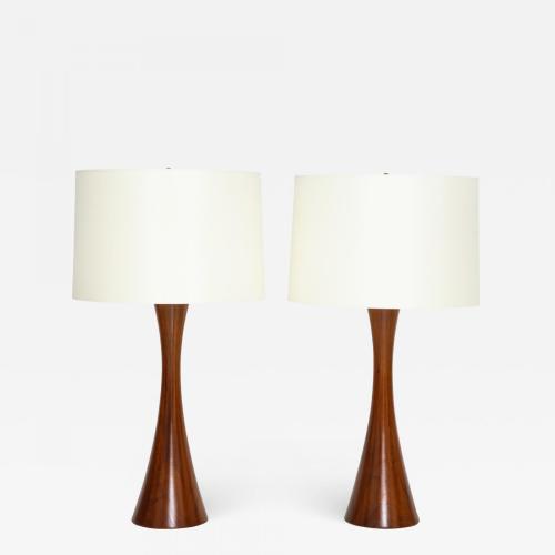 Pair of mid century table lamps by Mel Smilow