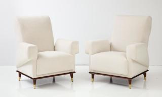 Pair of Mid Century Style Lounge Chairs